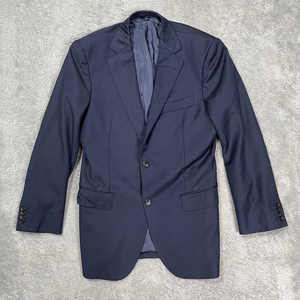 Suitsupply Suit Jacket Mens 40* Blue Super 110s 2 Button Regular Fit Perennial